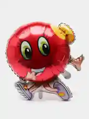Красный воздушный фольгированный шар