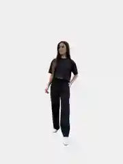Черный костюм женский