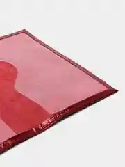 Красный обложка на паспорт, натуральная кожа
