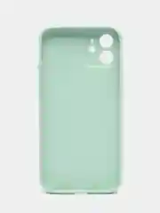 Бирюзовый чехол для айфон со стеклянной панелью iPhone 11, 12, 13, 14, Pro, 12 Pro Max, 14 Pro