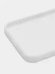 Белый чехол для айфон со стеклянной панелью iPhone 11, 12, 13, 14, Pro, 12 Pro Max, 14 Pro