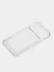 Прозрачный чехол для iPhone 7/8 Plus/XR/11/12/13/Pro/Pro Max, силиконовый, с карманом для карт