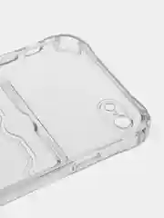 Прозрачный чехол для iPhone 7/8 Plus/XR/11/12/13/Pro/Pro Max, силиконовый, с карманом для карт