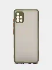 Зелёный хаки чехол Samsung Galaxy A51 A71 A50 A12 A52 A72 A22 S21 A13 S20 FE A33 A53 A73 S8 S10 A42
