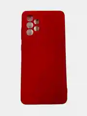 Красный чехол для Realme C17 силиконовый с soft touch покрытием
