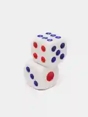 Кости игральные, кубики для настольных игр, белые, набор 2 и 10 штук, 13, 17 мм