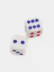 Кости игральные, кубики для настольных игр, белые, набор 2 и 10 штук, 13, 17 мм