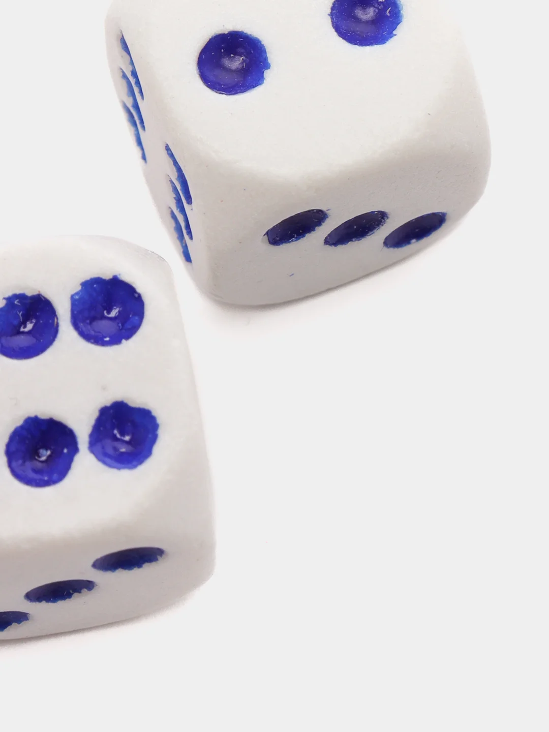 Кости игральные, кубики для настольных игр, белые, набор 2 и 10 штук, 13, 17 мм