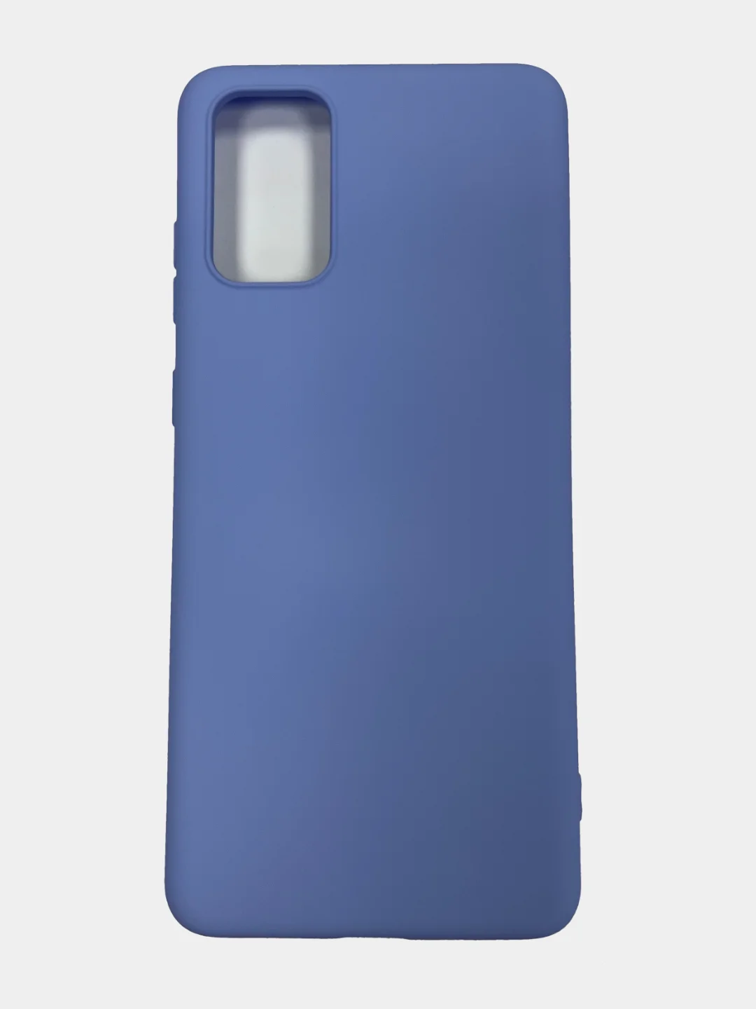 Голубой чехол для Xiaomi Redmi 10 силиконовый с soft touch покрытием