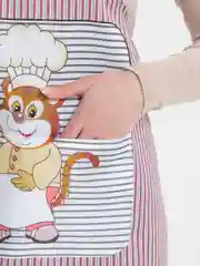 Красный фартук кухонный Фабрика Снов "Тигр"