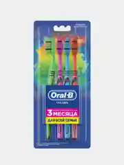 ORAL-B Зубная щетка Colors 40 средняя 4шт