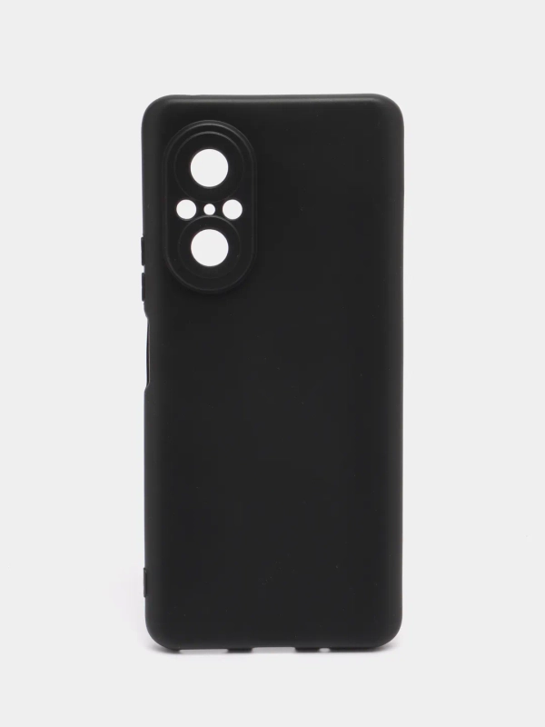 Чехол для Huawei Nova 9 SE (Хуавей Нова 9 СЕ), черный, силиконовый