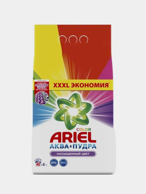ARIEL Порошок для стирки автомат Color 6кг купить по цене 1244 ₽ в ...