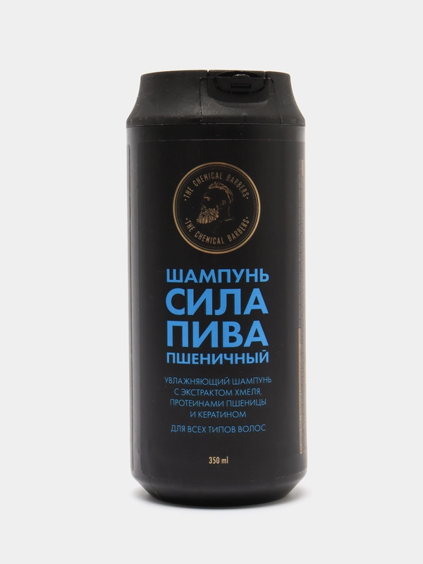Шампунь для волос увлажняющий Сила пива ХМЕЛЬ+ПШЕНИЦА The Chemical Barbers 350мл