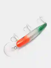 Зеленый рыболовный воблер "Минноу" (Minnow), 12,5 см, 25 г, 10 цветов