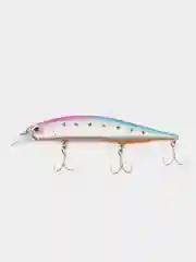 Серебряный рыболовный воблер "Минноу" (Minnow), 12 см, 17 г, 9 цветов