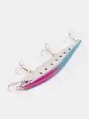 Серебряный рыболовный воблер "Минноу" (Minnow), 12 см, 17 г, 9 цветов