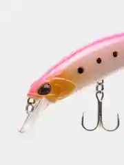 Розовый рыболовный воблер "Минноу" (Minnow), 10 см, 14 г, 6 цветов