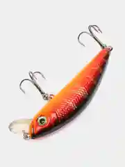Красный рыболовный воблер "Минноу" (Minnow), 6,5 см, 7,5 г, 8 цветов