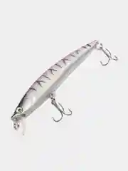 Серебряный рыболовный воблер "Минноу" (Minnow), 8,7 см, 8 г, 10 цветов