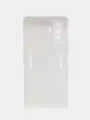 Белый чехол для Xiaomi Poco F4 GT (Поко Ф4 Джити) силиконовый, черный, матовый, с защитой камеры