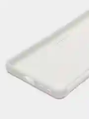 Белый чехол для Xiaomi Poco F4 GT (Поко Ф4 Джити) силиконовый, черный, матовый, с защитой камеры