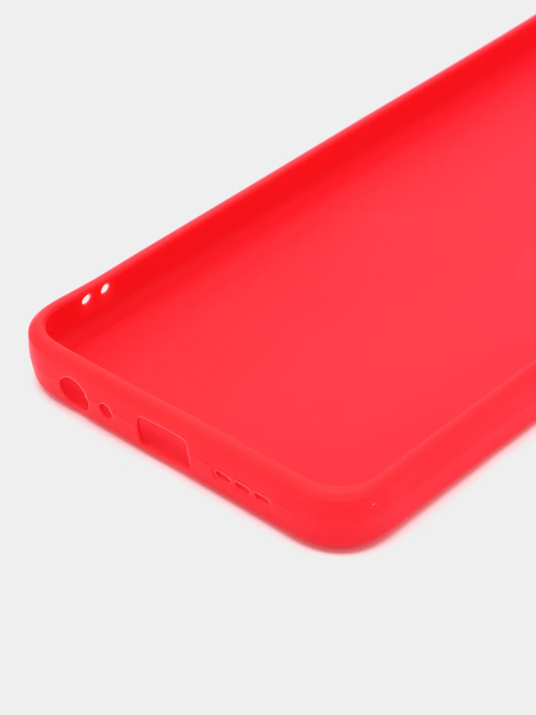 Красный чехол для TECNO Camon 17P (Техно камон 17П), силиконовый, матовый