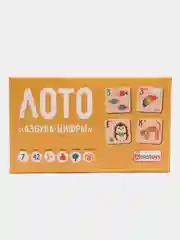 Настольные детская игра Лото "Азбука-Цифры"