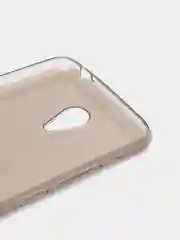 Серый меланж прозрачный силиконовый чехол на Meizu M3 Note/MX6