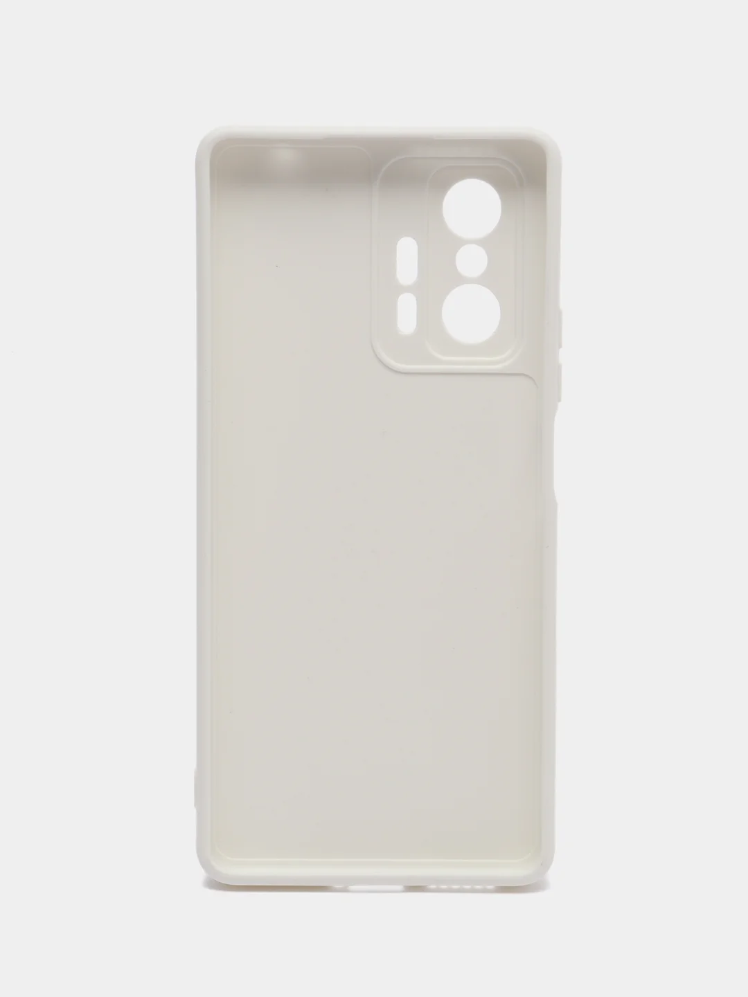 Белый чехол для Xiaomi Mi 11T и 11T Pro (Сяоми Ми 11Т, 11Т Про), матовый, силиконовый