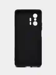 Черный чехол для Xiaomi Mi 11T и 11T Pro (Сяоми Ми 11Т, 11Т Про), матовый, силиконовый