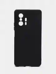 Черный чехол для Xiaomi Mi 11T и 11T Pro (Сяоми Ми 11Т, 11Т Про), матовый, силиконовый