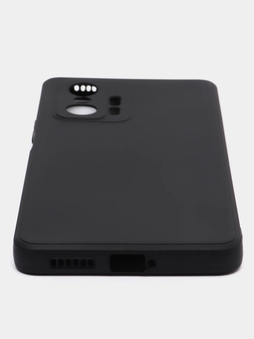 Черный чехол для Xiaomi Mi 11T и 11T Pro (Сяоми Ми 11Т, 11Т Про), матовый, силиконовый