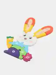 Синий деревянные пазлы для детей объемные, развивающие игрушки, 3D головоломки в форме животных