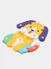 Разноцветный деревянные пазлы для детей объемные, развивающие игрушки, 3D головоломки в форме животных