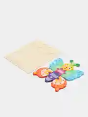 Хром деревянные пазлы для детей объемные, развивающие игрушки, 3D головоломки в форме животных