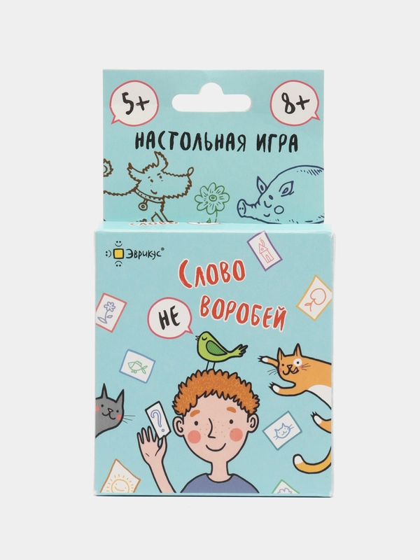 Настольная игра "Слово не воробей", карточная игра