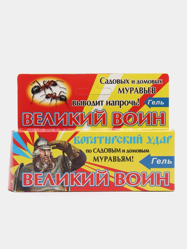 Гель-шприц "Великий воин" от садовых и домовых муравьев, 45 г