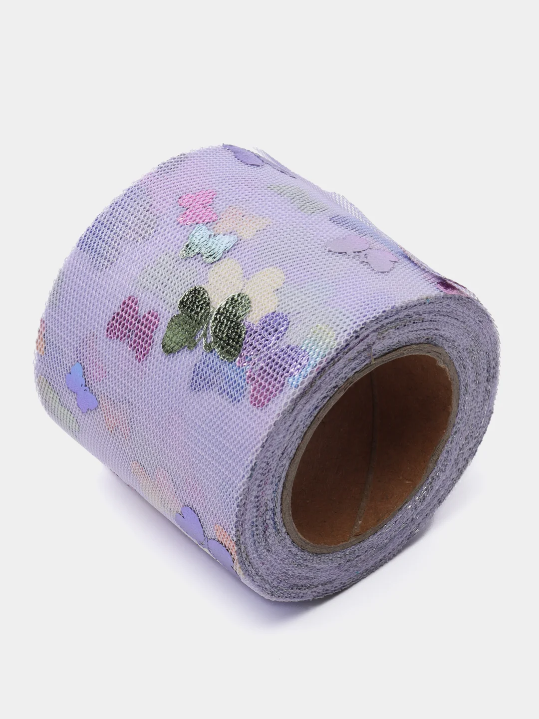 Фиолетовый фатин "Бабочки", 5,5 см