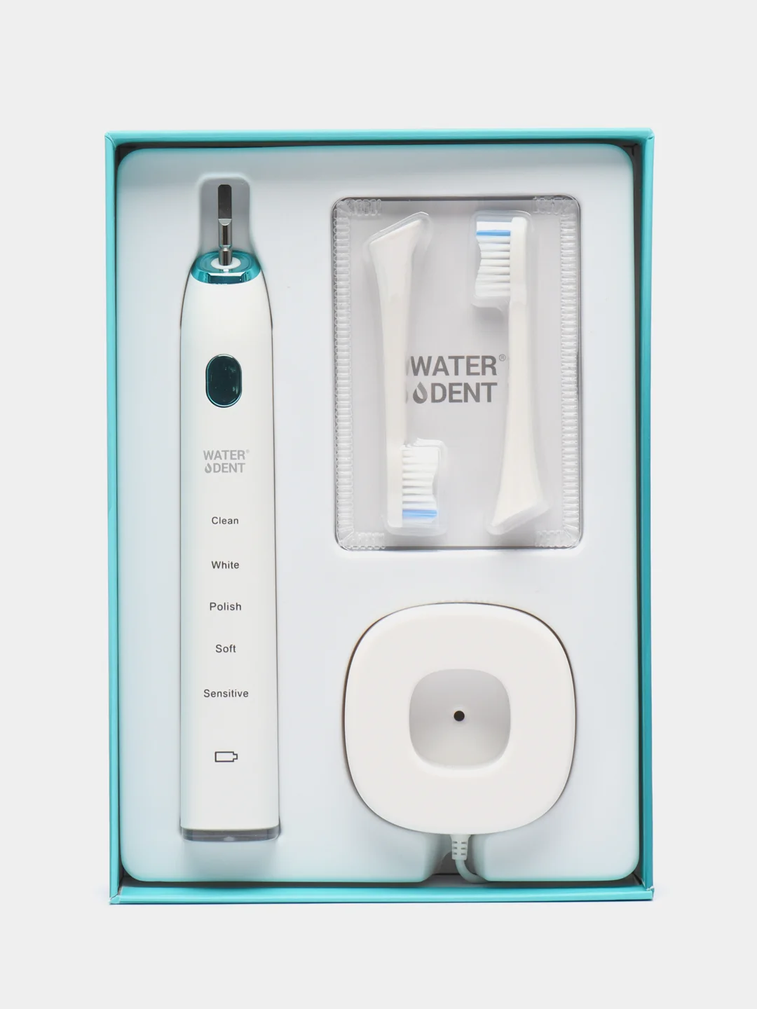 Электрическая зубная щетка SONIC SMART CARE звуковая, две сменные насадки Waterdent