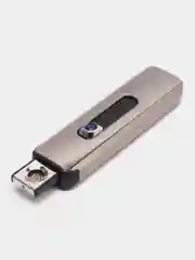 Черный usb - зажигалка (в подарочной коробке).