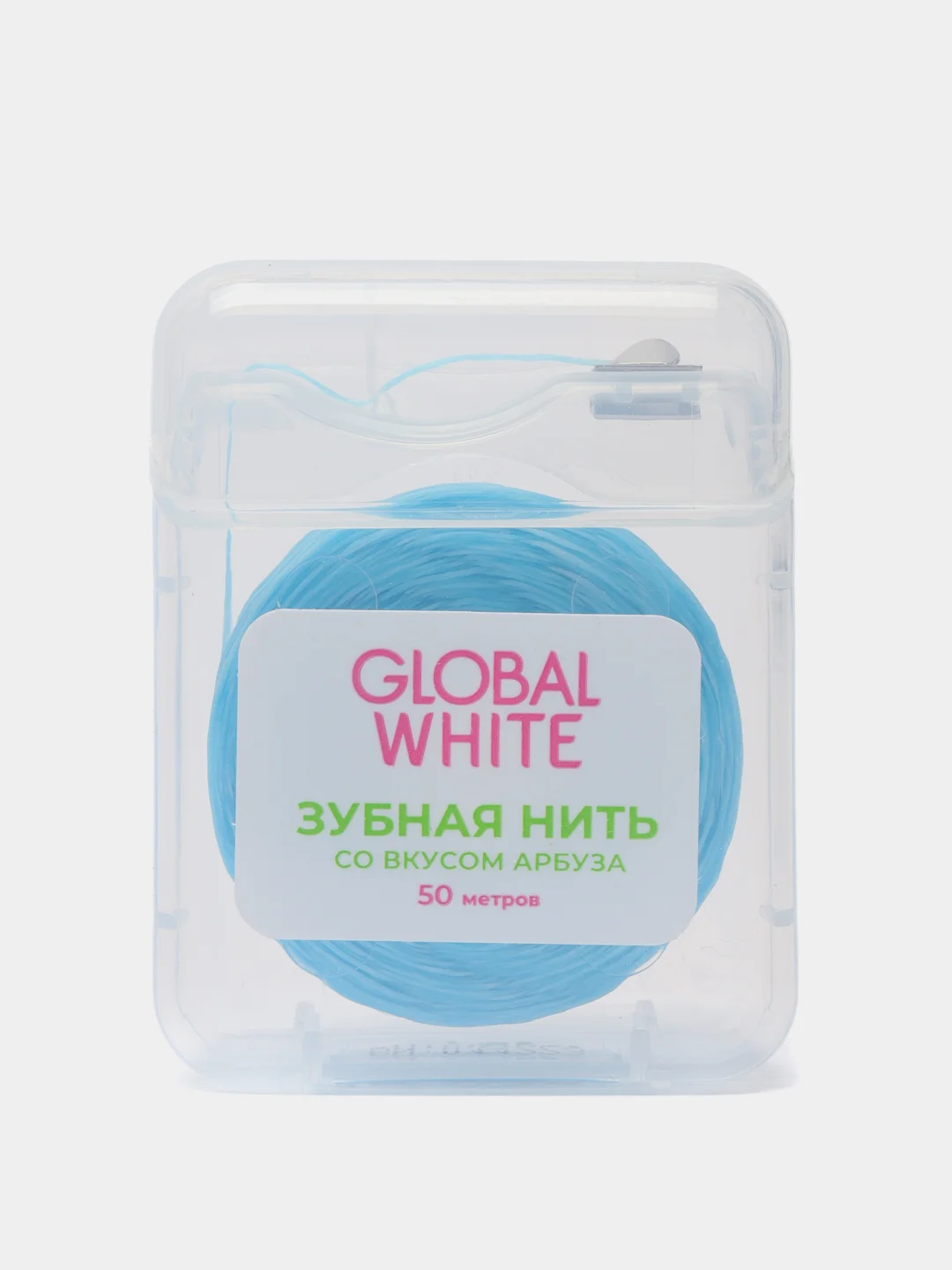 Зубная нить 50 метров со вкусом АРБУЗА Global White