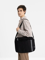 Сумка для ноутбука Defender Shiny 15-16" черный, светоотражающая полоса