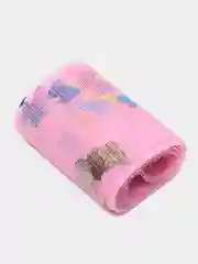 Розовый фатин "Бабочки", 5,5 см
