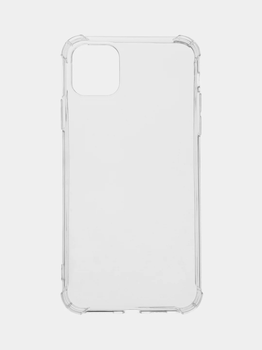 Чехол для iPhone 6, 7+, 8+, Xs Max, XR/11, прозрачный, противоударный, с усиленными углами