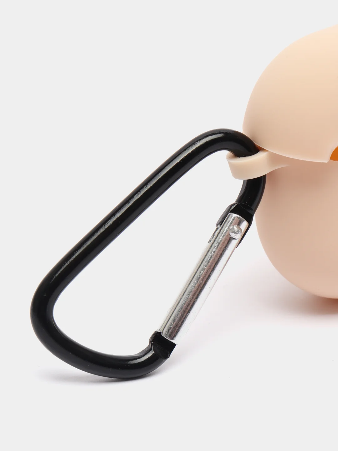 Бежевый силиконовый чехол для наушников Apple Airpods Pro