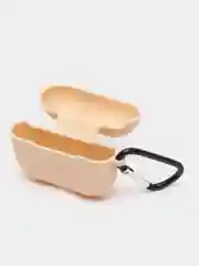 Бежевый силиконовый чехол для наушников Apple Airpods Pro