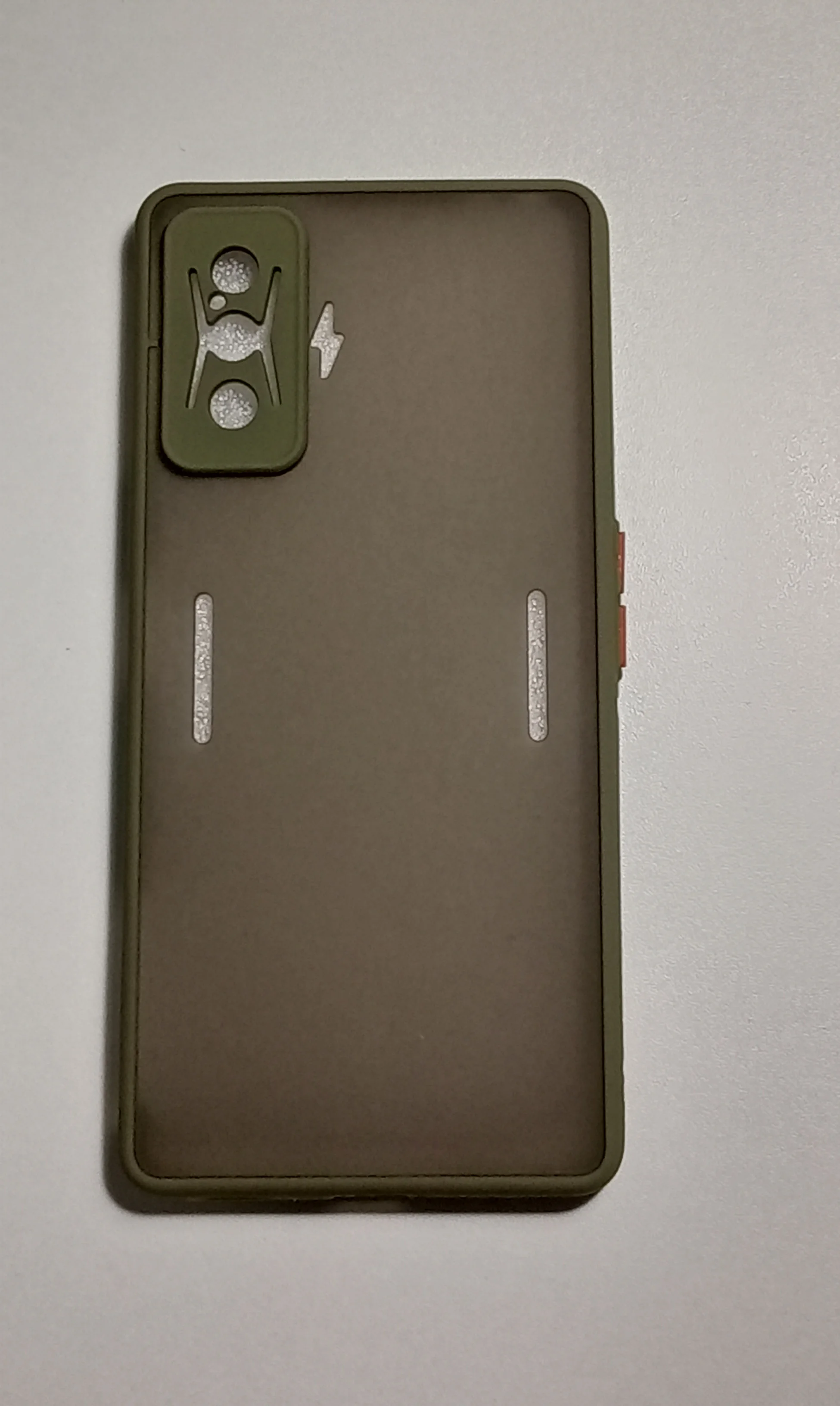 Прозрачный чехол XIAOMI POCO f4 GT, с защитой камеры и матовая спинка