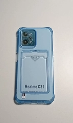 Чехол REALME C31 с карманом для карточки, и защитой камеры