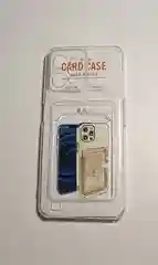 Прозрачный чехол REALME C31 с карманом для карточки, и защитой камеры